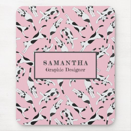 The Cats of cadstudios My Planner Rose マウスパッド (正面)