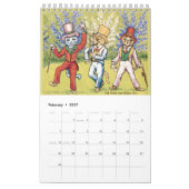 The Cats of Louis Wain 2026 Single Page カレンダー (2月 2027)