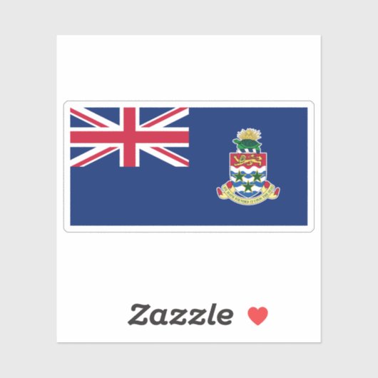 The Cayman Islands flag, Overseas Territory シール (シート)