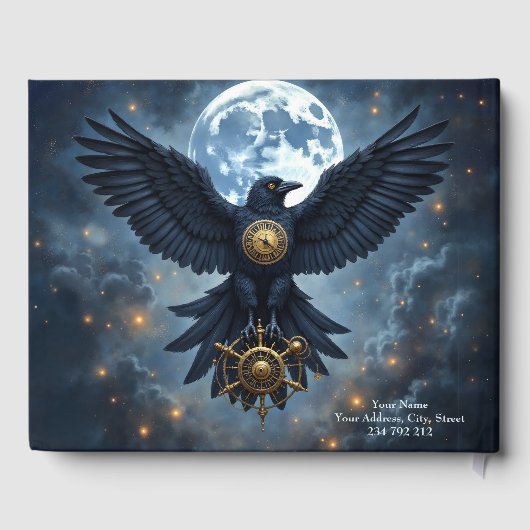 The Celestial Crow.  ゲストブック (裏面)