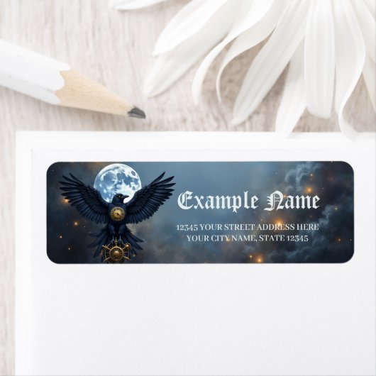 The Celestial Crow.  ラベル (インサイチュ)