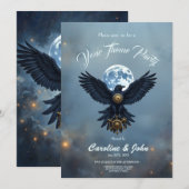 The Celestial Crow.  招待状 (正面/裏面)