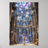 The Celestial Library: Where Magic Meets Knowledge ポスター (正面)
