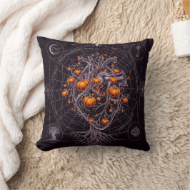 The Celestial Weaver Halloween Throw Pillow  クッション