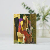 The Cellist by Max Weber (1917) ポストカード (スタンド正面)