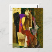 The Cellist by Max Weber (1917) ポストカード (正面/裏面)