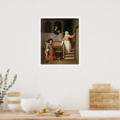The Cello Player, c.1700 (キャンバス上の油) ポスター (キッチン)