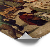 The Census at Bethlehem, detail of census office ポスター (角)