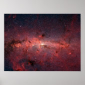 The center of the Milky Way Galaxy ポスター (正面)