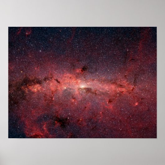 The center of the Milky Way Galaxy ポスター (正面)