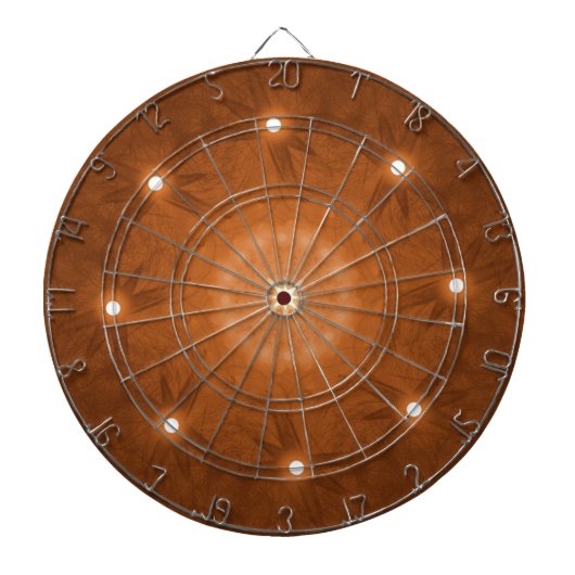 The Central Fire Flower Abstract ダーツボード (正面)