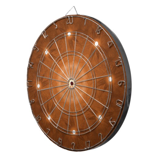 The Central Fire Flower Abstract ダーツボード (正面右)