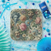 The Cerulean Muse – Gothic Victorian ペーパープレート (パーティー)