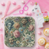 The Cerulean Muse – Gothic Victorian ペーパープレート (パーティー)