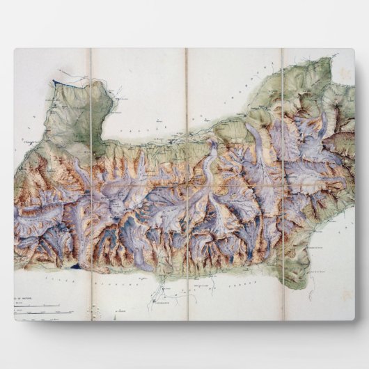 The Chain of Mont Blanc（モンブランのチェーン） フォトプラーク (正面)