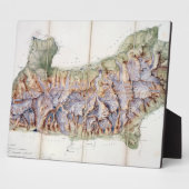 The Chain of Mont Blanc（モンブランのチェーン） フォトプラーク (側面)