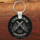 The Chainsaw Massacre who whill survive? キーホルダー (正面)