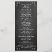 The Chalkboard華美のコレクシ結婚ョン – プログラム (裏面)