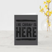 The Champ Is Here  カード (黄色い花)