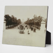 The Champs Elysees, Paris (セピア写真) フォトプラーク (側面)