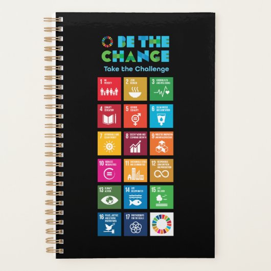 The Change Posterグローバル感動的ゴール プランナー手帳 (正面)