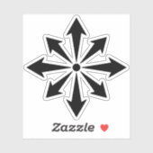 The Chaos Star (black) シール (シート)