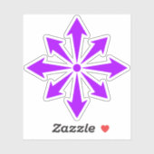 The Chaos Star (purple) シール (シート)