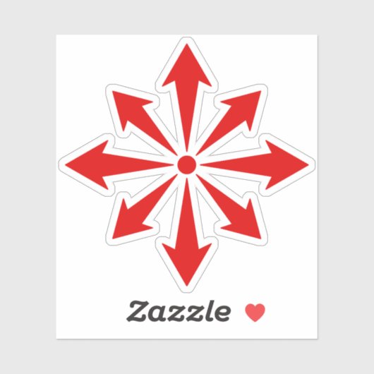 The Chaos Star (red) シール (シート)