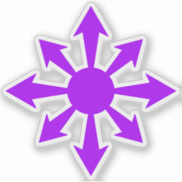 The Chaos Star - v2 (purple) シール