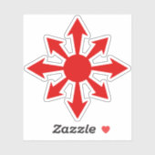 The Chaos Star - v2 (red) シール (シート)