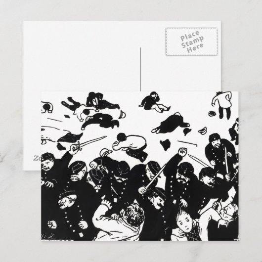 The Charge, 1893 ポストカード (正面/裏面)