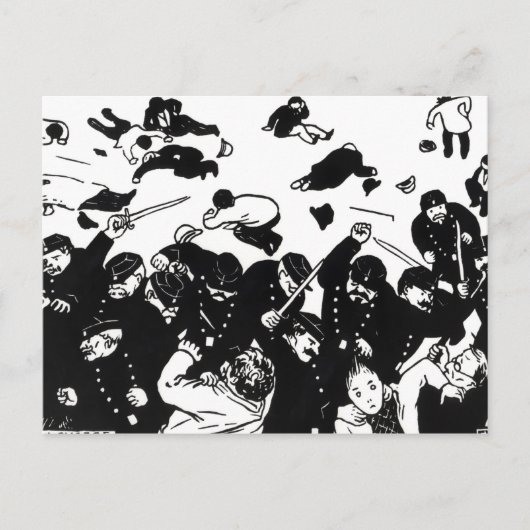 The Charge, 1893 ポストカード (正面)