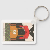 The Chariot major arcana tarot card keepsake  キーホルダー (正面)