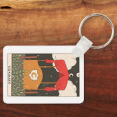 The Chariot major arcana tarot card keepsake  キーホルダー (正面)
