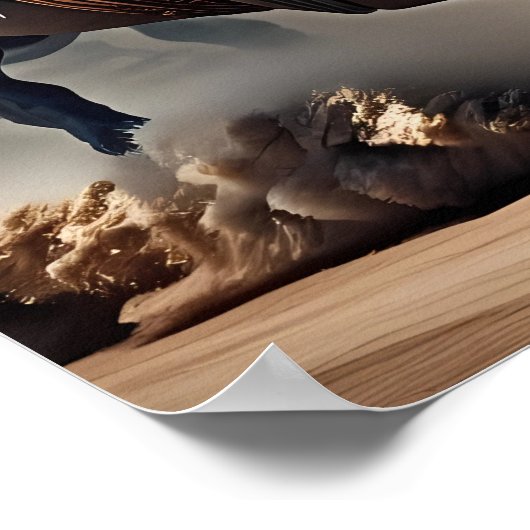 The Chariot Tarot card art ポスター (角)