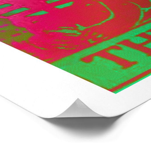 The Chariot Tarot Card Psychedelic Poster ポスター (角)