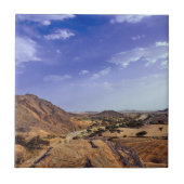 The charming beauty of desert nature under a blue  タイル (正面)