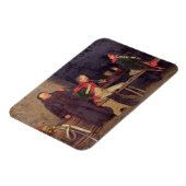 The Cheat (canvas上の油) (1組 – 19572を参照) マグネット (左側)