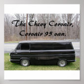The Chevy Corvair, Corvair 95 van. ポスター (正面)