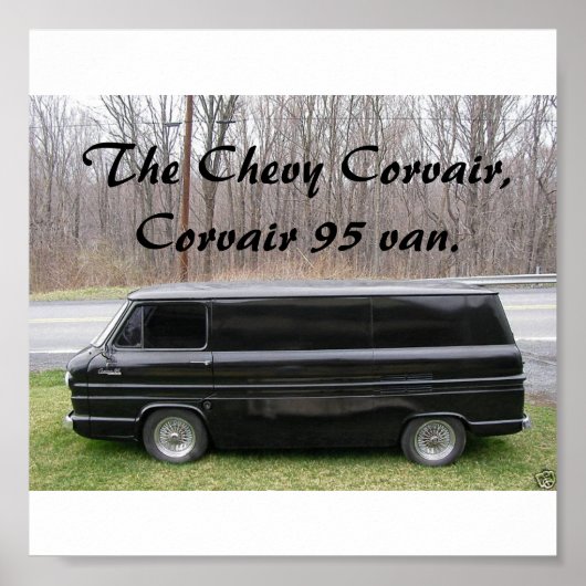 The Chevy Corvair, Corvair 95 van. ポスター (正面)