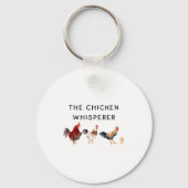 The Chicken Whisperer Funny  キーホルダー (正面)