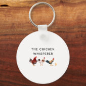 The Chicken Whisperer Funny  キーホルダー (正面)