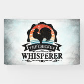 The Chicken Whisperer Funny 横断幕 (横)
