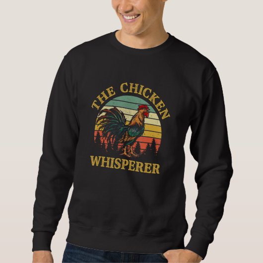 The Chicken Whisperer Vintage   Chicken   Farming スウェットシャツ (正面)