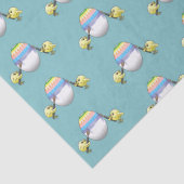 The chickens paint a colorful Easter egg 薄葉紙 (詳細)