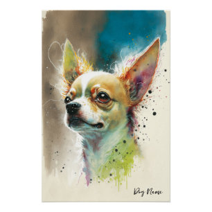The Chihuahua Dog - Composition 003 ポスター