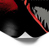 The Chihuahua Dog, Red and Black 005 - Ulises Dall ポスター (コーナー)