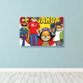 THE CHIHUAHUAS 4 キャンバスプリント (インサイチュ (ウッドフロア))