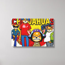 THE CHIHUAHUAS 4 キャンバスプリント