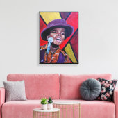 The Child Prodigy Painting by Alfred Fox キャンバスプリント (インサイチュ (リビング))